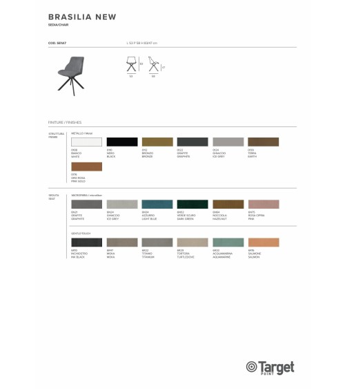 Brasilia New Chair – Target Point | Bhome by Arredi Barbàra