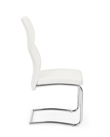 The THELMA BIZZOTTO chair is a furnishing piece designed for interiors requiring modern lines, comfort and material