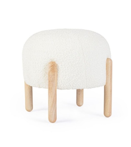 DAYLA BIZZOTTO bouclé stool | BHOME by Arredi Barbàra