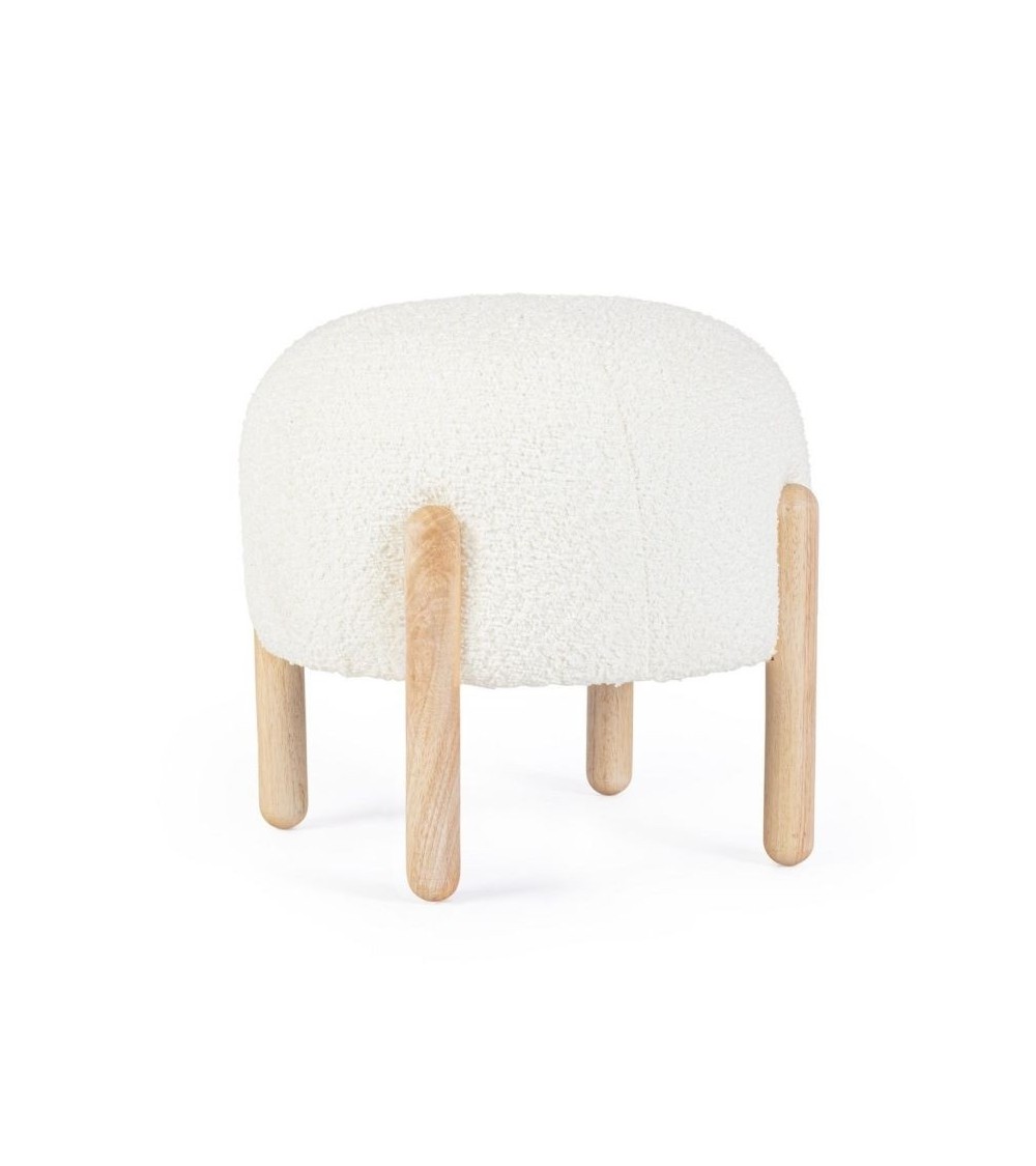 DAYLA BIZZOTTO bouclé stool | BHOME by Arredi Barbàra