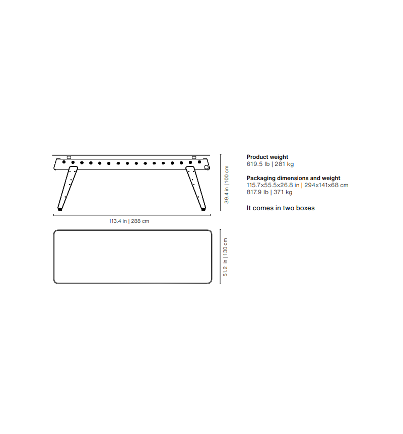 RS Max Dining Foosball Table RS Barcelona | BHOME by Arredi Barbàra