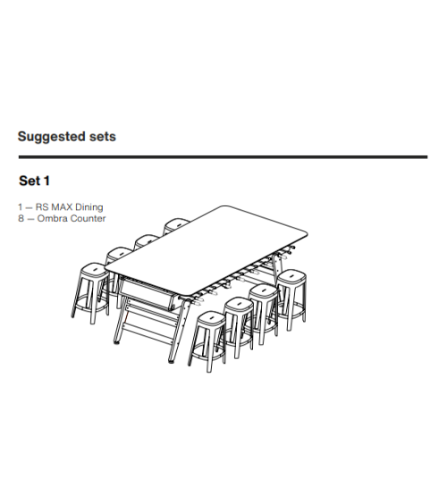 RS Max Dining Foosball Table RS Barcelona | BHOME by Arredi Barbàra