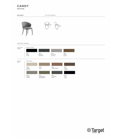 Silla Candy – Target Point | Bhome by Arredi Barbàra
