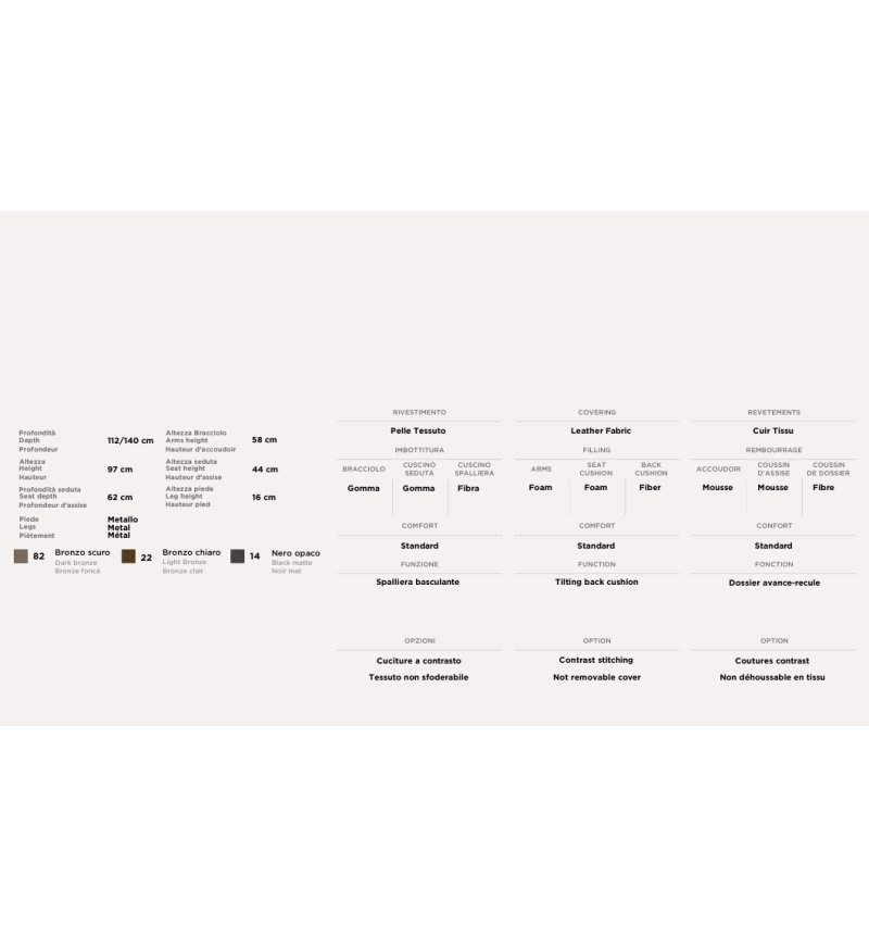 Divano modulare “Lella” – FRANCO FERRI