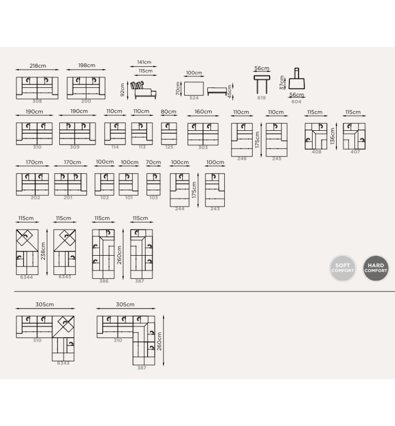 Divano modulare “Camaleonte” Brera 58 – FRANCO FERRI