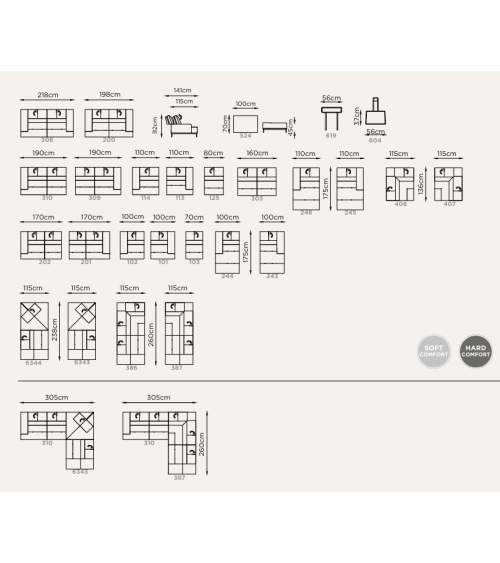 Divano modulare “Camaleonte” Brera 58 – FRANCO FERRI
