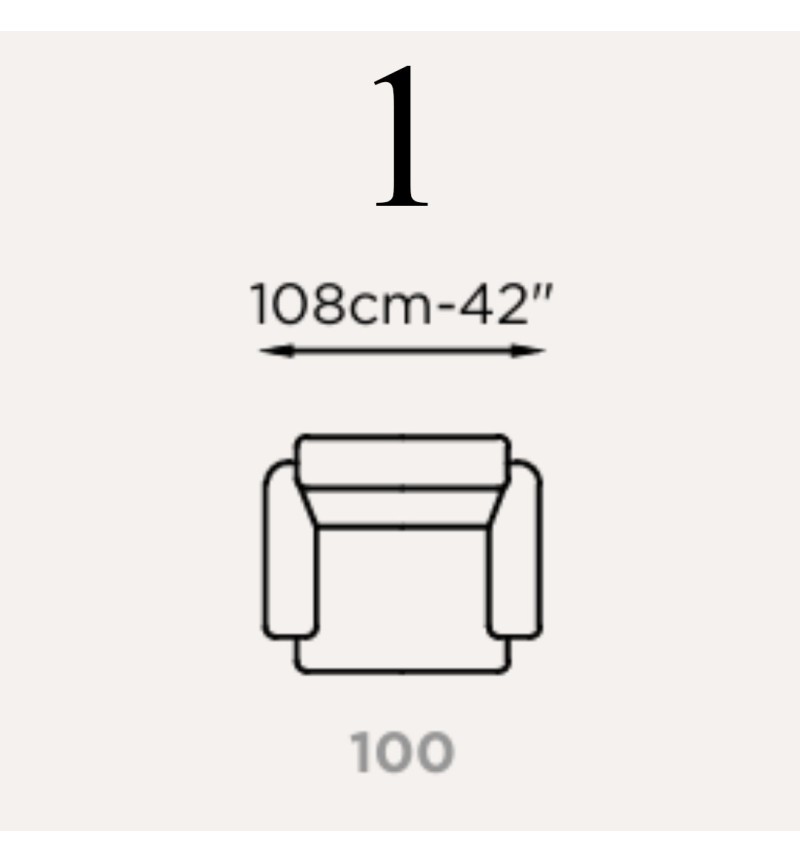 Divano “Hermes” Brera 58 – FRANCO FERRI