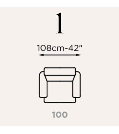 Divano “Hermes” Brera 58 – FRANCO FERRI