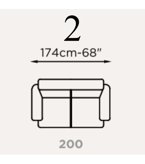 Sofa Hermes Brera 58 FRANCO FERRI | BHOME by Arredi Barbàra