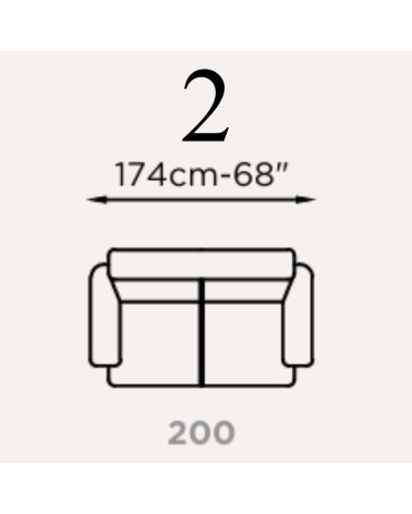Sofa Hermes Brera 58 FRANCO FERRI | BHOME by Arredi Barbàra