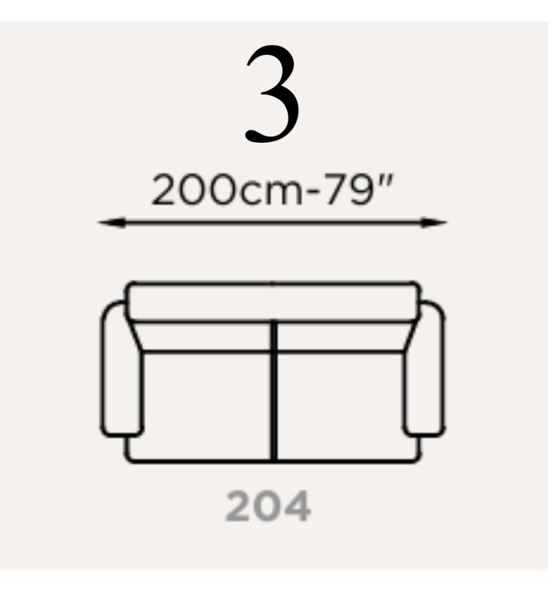 Divano “Hermes” Brera 58 – FRANCO FERRI