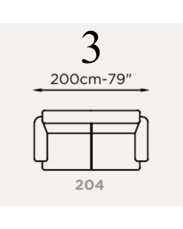 Sofa Hermes Brera 58 FRANCO FERRI | BHOME by Arredi Barbàra