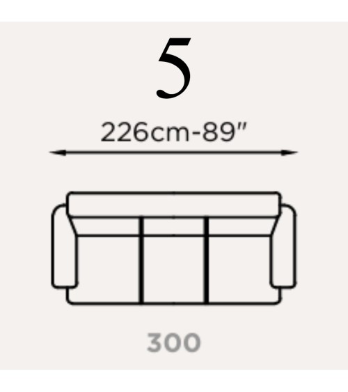 Sofa Hermes Brera 58 FRANCO FERRI | BHOME by Arredi Barbàra