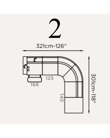 Modular Sofa Metello Brera 58 FRANCO FERRI | BHOME by Arredi Barbàra