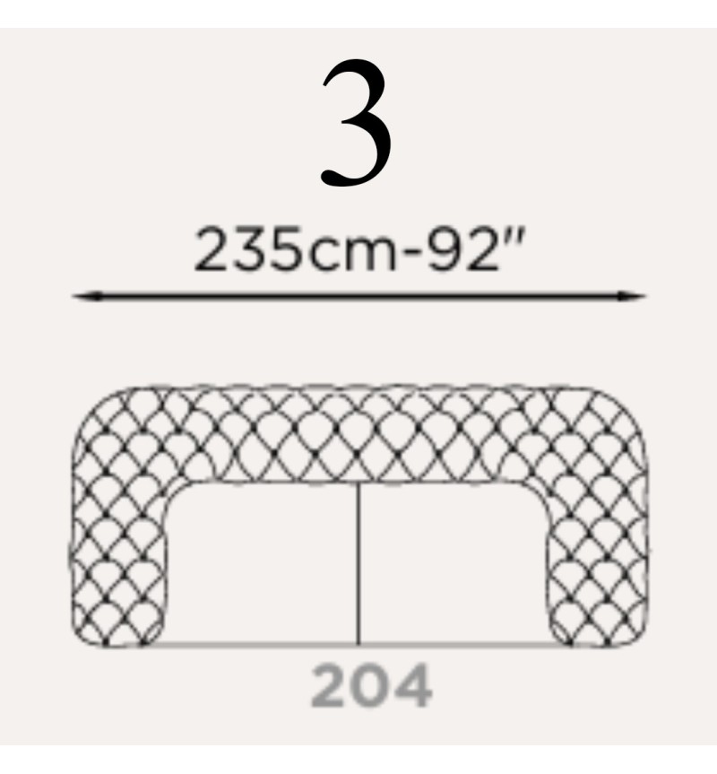 Divano “Opera” Brera 58 – FRANCO FERRI