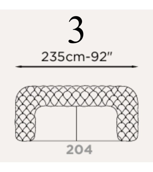 Divano “Opera” Brera 58 – FRANCO FERRI