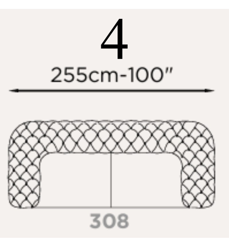 Divano “Opera” Brera 58 – FRANCO FERRI