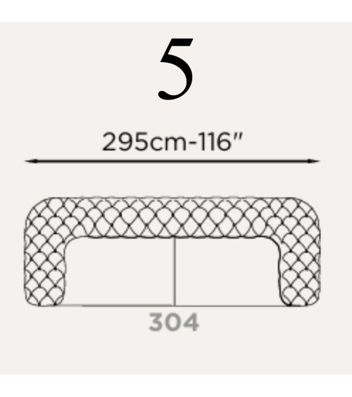 Divano “Opera” Brera 58 – FRANCO FERRI