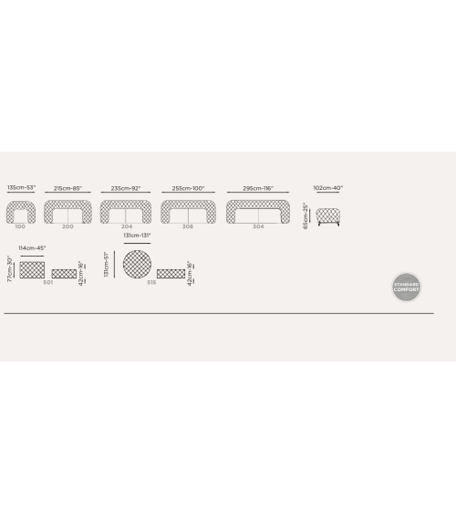 Divano “Opera” Brera 58 – FRANCO FERRI