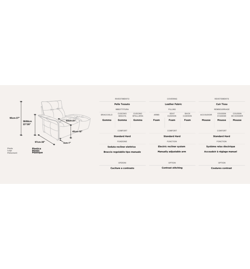 Divano modulare “Twin” Brera 58 – FRANCO FERRI