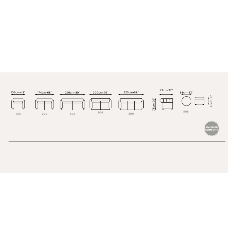 Divano “Hermes” Brera 58 – FRANCO FERRI