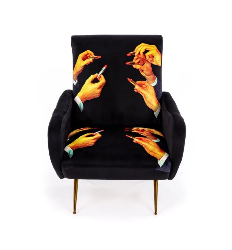 Poltrona Lipstick Black Seletti Design Artistico | BHOME