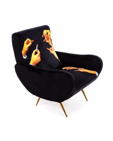 Lipstick Black Seletti Artistic Design Armchair | BHOME