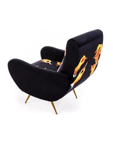 Lipstick Black Seletti Artistic Design Armchair | BHOME