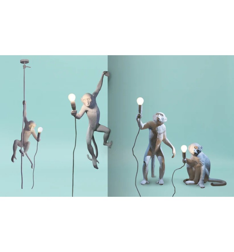 Lampada “The Monkey Lamp – Versione in Piedi” – SELETTI