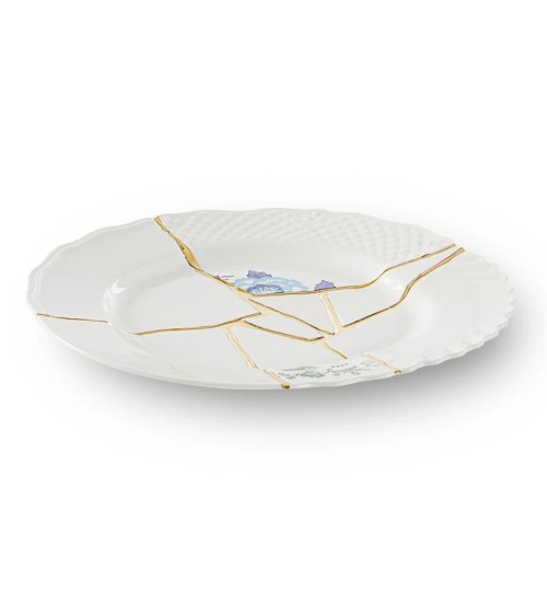 Kintsugi Piatto Piano 03 Seletti Gold Design | BHOME