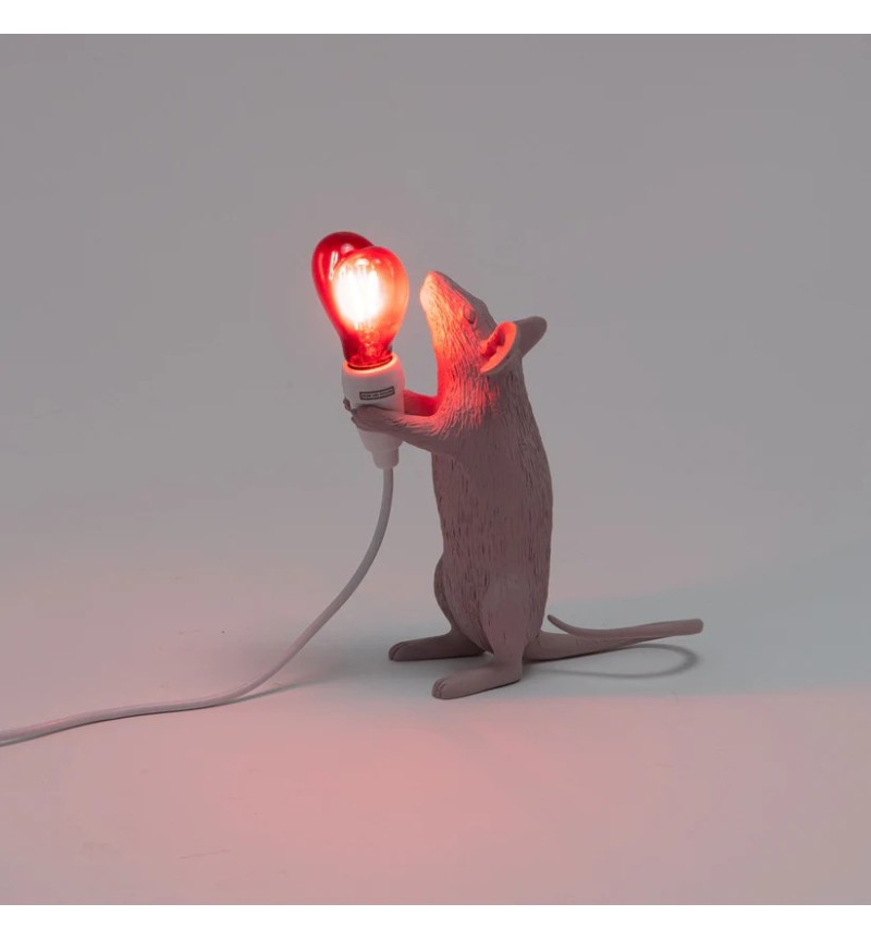 Lampada “Mouse Lamp Step Love USB” – SELETTI
