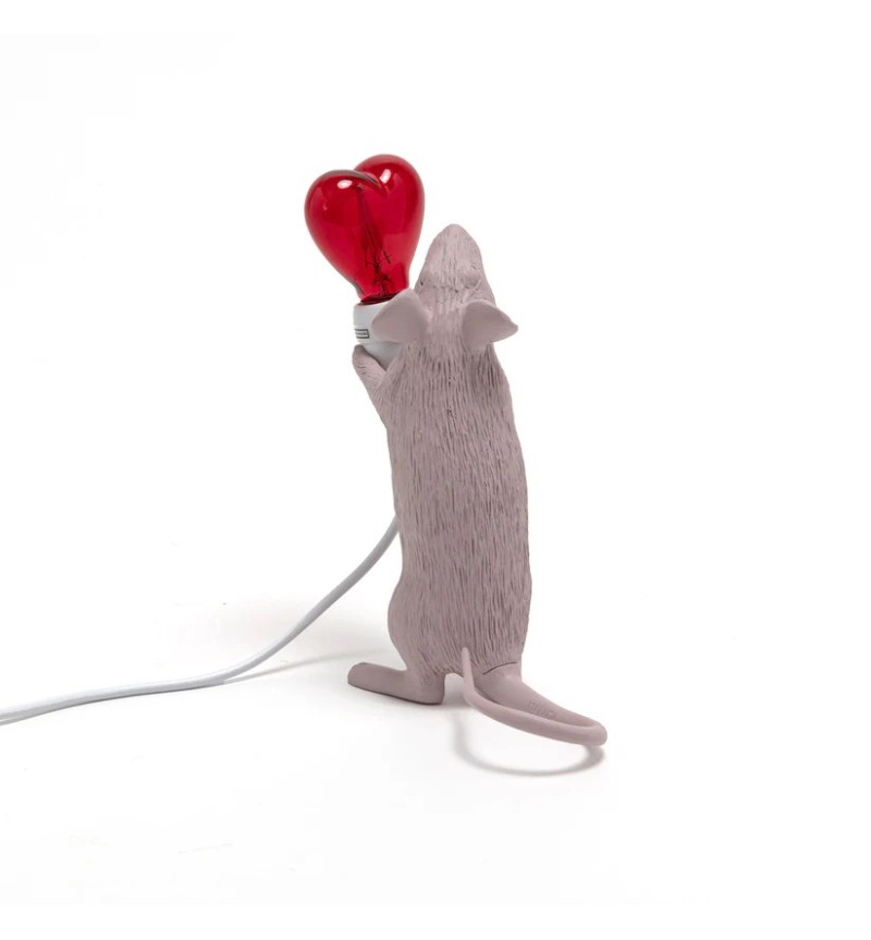 Lampada “Mouse Lamp Step Love USB” – SELETTI