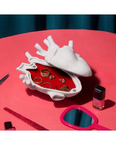 Love in a Box Seletti Heart Jewellery Box Design | BHOME