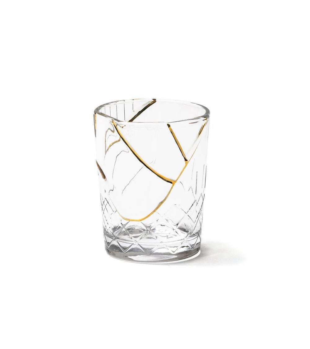 Kintsugi Glass Seletti Porcelain Gold | BHOME