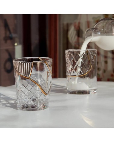 Kintsugi Glass Seletti Porcelain Gold | BHOME