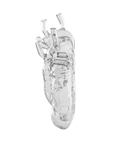 Love in Bloom Glass Seletti Heart Design Vase | BHOME
