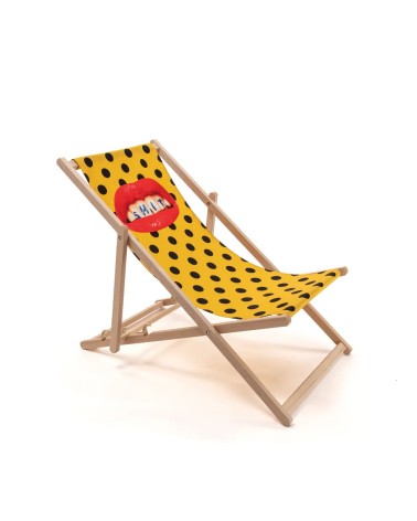 Shit Seletti Toiletpaper Outdoor Deckchair | BHOME