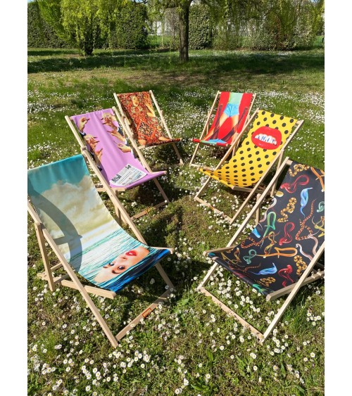 Shit Seletti Toiletpaper Outdoor Deckchair | BHOME
