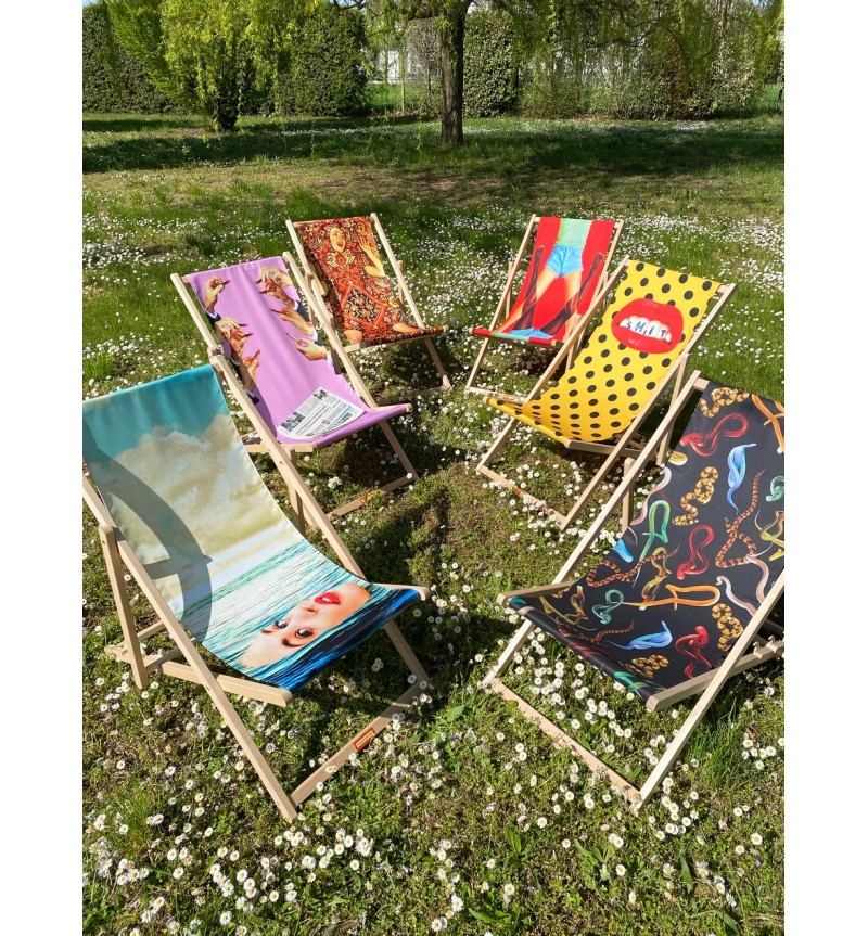 Sdraio pieghevole “Shit” – SELETTI