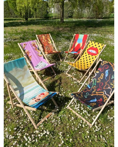 Shit Seletti Toiletpaper Outdoor Deckchair | BHOME