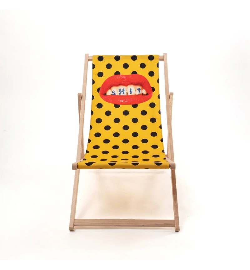 Sdraio pieghevole “Shit” – SELETTI