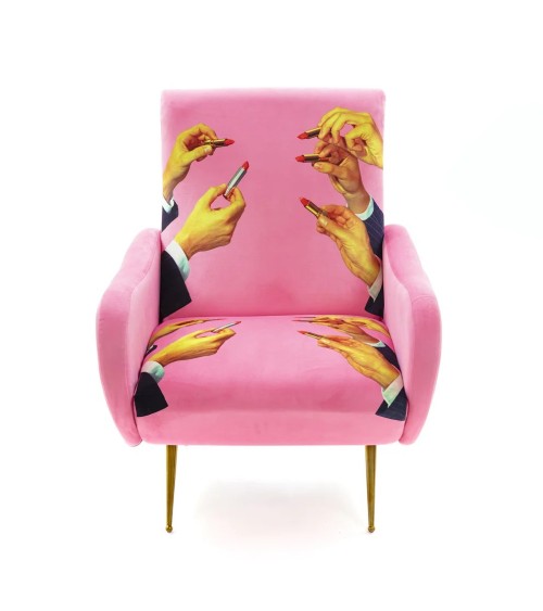 Lipsticks Rosa Seletti Artistic Design Armchair | BHOME