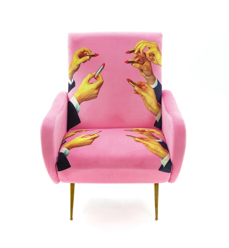 Poltrona “Lipsticks Rosa” – SELETTI