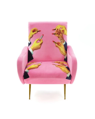 Lipsticks Rosa Seletti Artistic Design Armchair | BHOME
