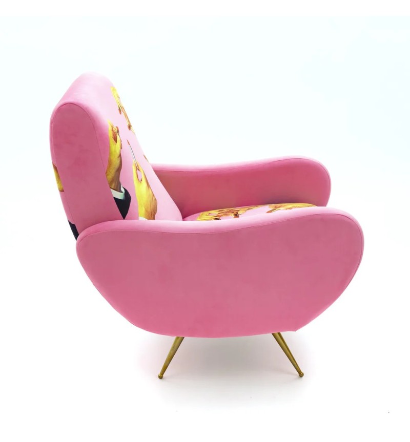 Poltrona “Lipsticks Rosa” – SELETTI