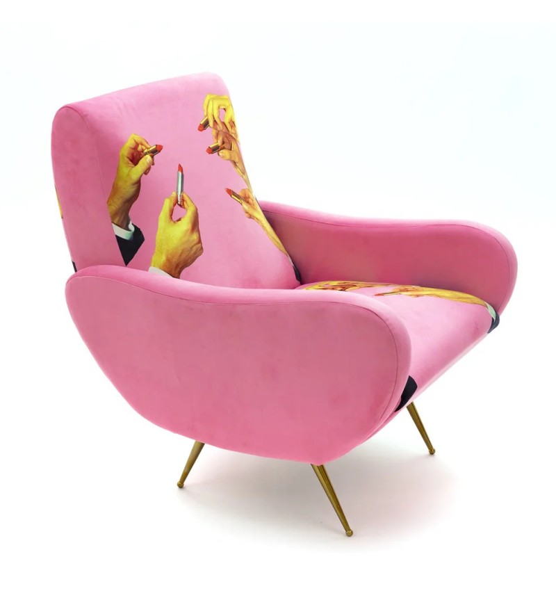 Poltrona “Lipsticks Rosa” – SELETTI