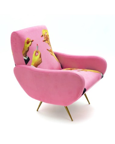 Lipsticks Rosa Seletti Artistic Design Armchair | BHOME