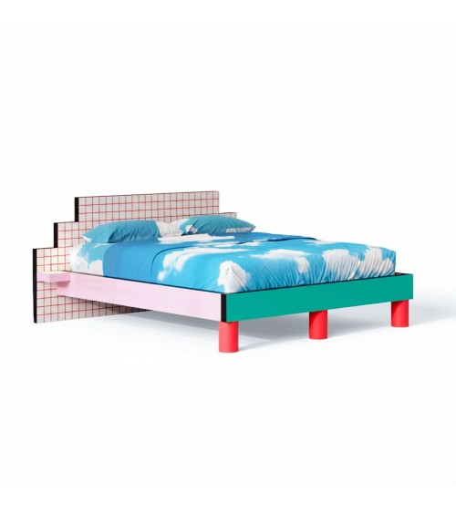 Bed Superbed Red Grid Seletti Design | BHOME