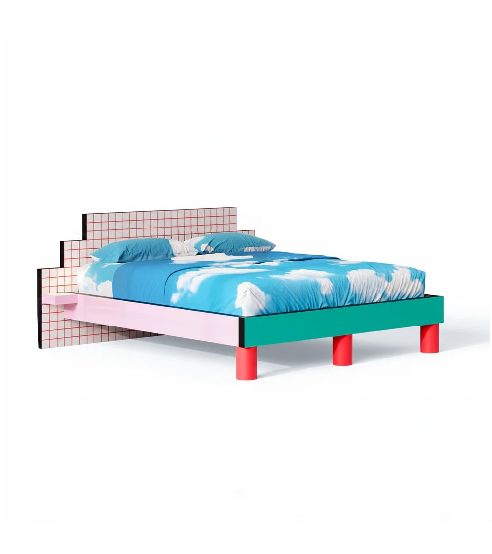 Bed Superbed Red Grid Seletti Design | BHOME