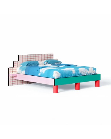 Bed Superbed Red Grid Seletti Design | BHOME